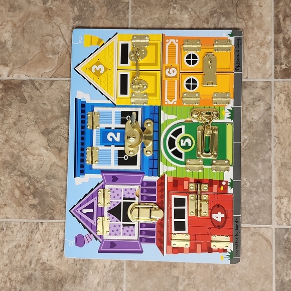 Melissa & Doug Toys Melissa Doug Wooden Latches Board Poshmark